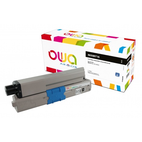 OWA Armor toner kompatibilní s OKI 46508716, 1500st, černá/black