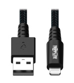 Tripplite Kabel USB-A / Lightning Synchronizace/Nabíjení, UHMWPE, Aramid Fibers, MFi Cert, 0.31m