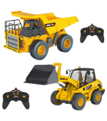 Set RC Dump Truck + RC Bobcat HN515