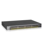 NETGEAR 48-Port Gigabit PoE+ (380W)  SmartManaged Pro Switch with 4 SFP Ports