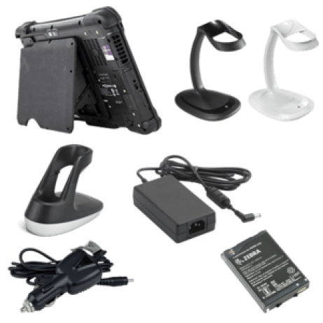 Zebra charging-/communication station, 5 slots, ethernet