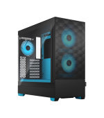 Fractal Design Pop Air RGB Cyan Core TG Clear Tint/Midi Tower/Transpar.