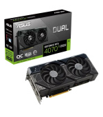 ASUS VGA NVIDIA GeForce RTX 4070 Ti SUPER DUAL OC 16G, 16G GDDR6X, 3xDP, 1xHDMI