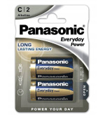 Panasonic Alkalická baterie LR14EPS/2BP Everyday Power (Blistr 2 ks)