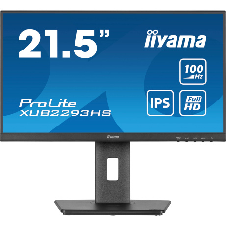 iiyama ProLite/XUB2293HS-B6/21,5"/IPS/FHD/100Hz/1ms/Black/3R