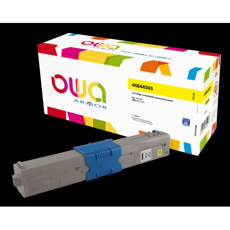 OWA Armor toner kompatibilní s OKI 44844505, 10000st, žlutá/yellow