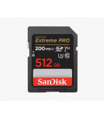 SanDisk SDXC karta 512GB Extreme PRO (200 MB/s Class 10, UHS-I U3 V30)