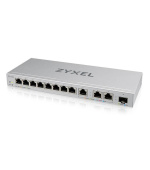 Zyxel XGS1250-12 v2, 12-Port Gigabit webmanaged Desktop Switch with 8 port 1G + 3-Port MultiGig 1/2.5/5/10G + 1-Port SFP