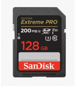 SanDisk SDXC karta 128GB Extreme PRO (200 MB/s Class 10, UHS-I U3 V30)