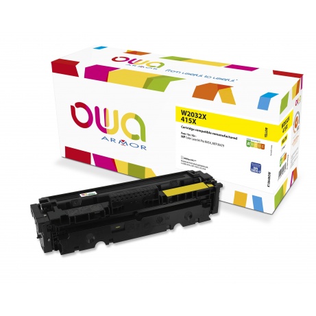 OWA Armor toner kompatibilní s HP W2032X, 415X, 6000st, žlutá/yellow