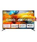 CHiQ U55QG7L TV 55", Ultra HD (4K), QLED, Smart, Android 11, HDR10, 3x HDMI, 2x USB