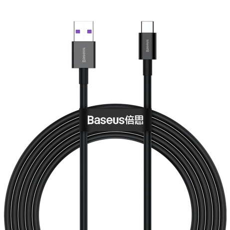 Baseus Datový kabel Superior Series USB/USB-C 66W 2m (11V 6A) černý