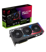 BAZAR - ASUS VGA NVIDIA GeForce RTX 4070 SUPER ROG STRIX 12G, 12G GDDR6X, 3xDP, 2xHDMI - Poškozený obal (Komplet)