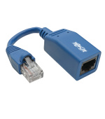 Tripplite Adaptér Ethernet Cable / Cisco Console Rollover Cable (RJ45 Samec/Samice), modrá, 12.7cm