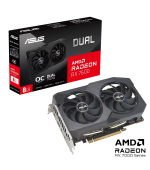 BAZAR - ASUS VGA AMD Radeon RX 7600 DUAL V2 OC 8G, 8G GDDR6, 3xDP, 1xHDMI - Po opravě (Bez příslušenství)