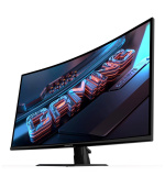 GIGABYTE LCD - 32" Gaming monitor GS32QCA, Prohnutý VA 1500R, 2560x1440 QHD, 180Hz, 3500:1, 250cd/m2, 1ms, 2xHDMI, 1xDP