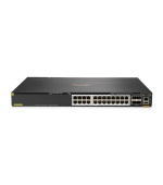 HPE Aruba Networking 6300M 24-port HPE Smart Rate 1/2.5/5GbE Class 6 PoE and 4-port SFP56 Switch JL660A RENEW