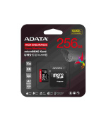 ADATA MicroSDXC karta 256GB High Endurance UHS-I C10 V30 A2 (R:100/W:85 MB/s) + SD adaptér