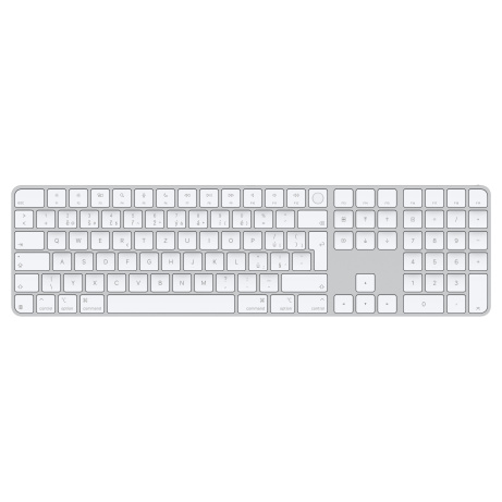 Apple Magic Keyboard Numeric Touch ID/Bezdrátová Bluetooth/CZ layout/Bílá