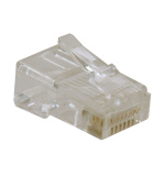 Tripplite Konektor RJ45 pro Cat5e kabely, plné / slaněné vodiče, 10ks balení