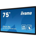 Iiyama ProLite IDS, 190.5 cm (75''), PureTouch-IR, 4K, USB, USB-C, Ethernet, kit (USB), black