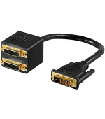 PREMIUMCORD Adapter DVI-D (24+1) male => 2x DVI-D (24+1) female