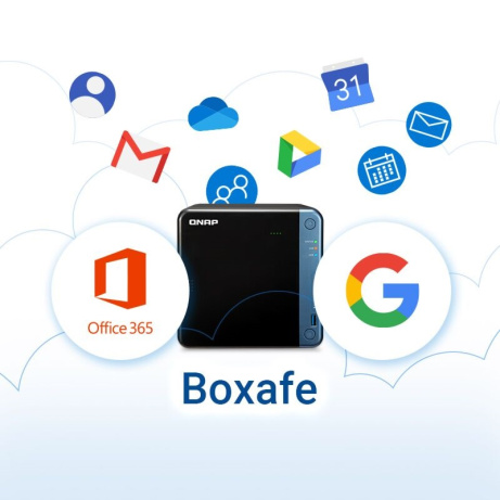 QNAP LS-BOXAFE-M365-100USER-1Y - Boxafe for Microsoft 365,  100 Users, 1 Year , Physical Package