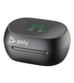 Poly Voyager Free 60+ MS Teams bluetooth headset, BT700 USB-A adaptér, dotykové nabíjecí pouzdro, černá