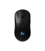 Logitech PRO/Herní/Optická/25 600 DPI/Bezdrátová USB/Černá