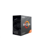 CPU AMD RYZEN 5 3600, 6-core, 3.6 GHz (4.2 GHz Turbo), 35MB cache (3+32), 65W, socket AM4, Wraith Stealth Cooler