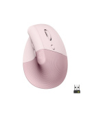 Logitech Lift Vertical Ergonomic Mouse for Business, Pink