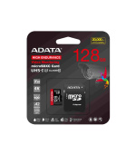 ADATA MicroSDXC karta 128GB High Endurance UHS-I C10 V30 A2 (R:100/W:85 MB/s) + SD adaptér