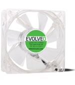 EVOLVEO ventilátor 140mm, LED zelený