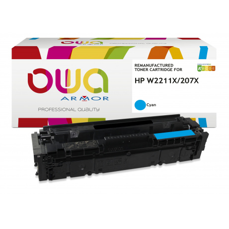 OWA Armor toner kompatibilní s HP W2211X, 2450st, modrá/cyan