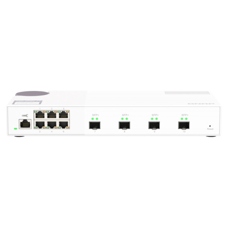 QNAP řízený switch QSW-M2106-4S (6x 2,5GbE RJ45 a 4x 10GbE SFP+)