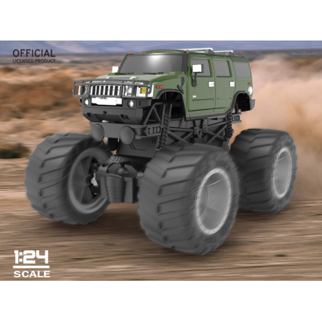 RC auto Hummer H2 1/24 zelená