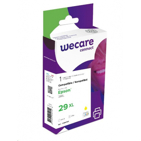 WECARE ARMOR cartridge pro Epson Expression Home XP 235, 332, 432 (C13T29944012), žlutá/yellow, 8,5ml, 625str