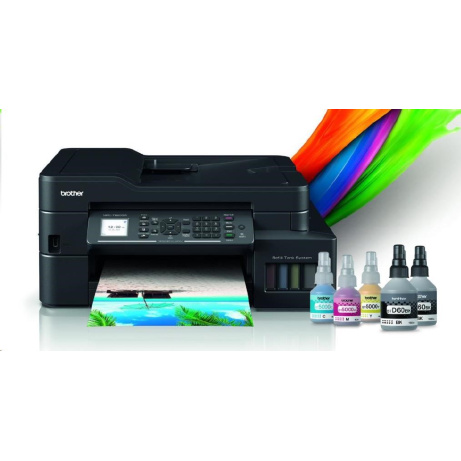 BAZAR - BROTHER multi ink MFC-T920DW - A4 128MB 1200x6000 17ppm 150/20 USB 2.0 WIFI LAN - DUPLEX - INKTANK -pošk. obal