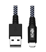 Tripplite Kabel USB-A 2.0 / Lightning Synchronizace/Nabíjení, MFi Certified, Samec/Samec, 1.83m