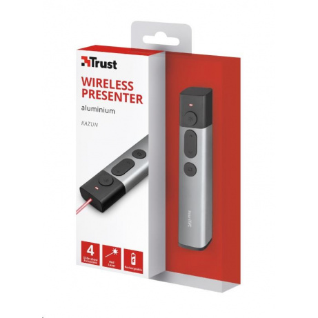 TRUST Prezentér Kazun Aluminium Wireless Presenter - 23333