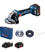 BOSCH GWS 180-LI, akumulátorová úhlová bruska, 11.000 ot/min, 125 mm, 2x akumulátor GBA 18V 4.0Ah