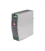 MEANWELL - DDR-240C-24 - Průmyslový měnič napětí DC-DC 24V 10A na DIN