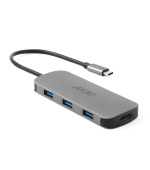 Acer 7in1 USB-C dongle (HDMI, DP, USB, RJ)