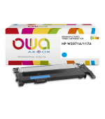 OWA Armor toner kompatibilní s HP W2071A, 117A, 700st, modrá/cyan