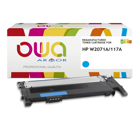 OWA Armor toner kompatibilní s HP W2071A, 117A, 700st, modrá/cyan