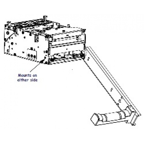 KIOSK - KIT ROLL HOLDER TTP 2000