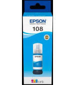 EPSON 108 EcoTank Cyan ink bottle