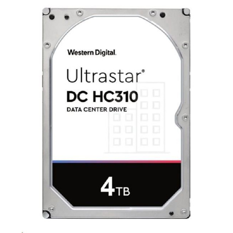 BAZAR - Western Digital Ultrastar® HDD 4TB (HUS726T4TALE6L4) DC HC310 3.5in 26.1MM 256MB 7200RPM SATA 512E SE (GOLD )