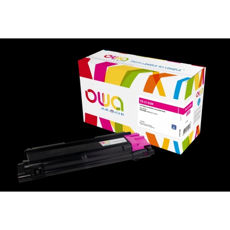 OWA Armor toner kompatibilní s Kyocera TK-5135M, 5000st, červená/magenta