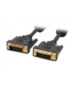 C-TECH kabel DVI-DVI, M/M, 1,8m DVI-D, dual link, stíněný